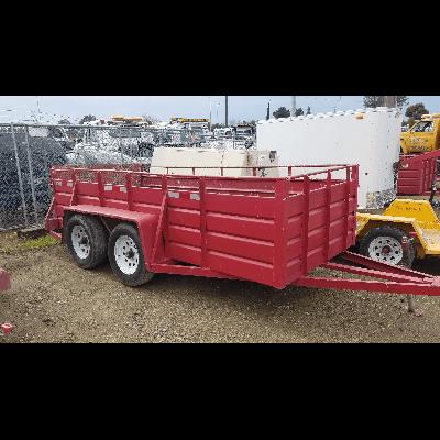 Rental store for 5x12 trailer rental double axle in Central Valley
