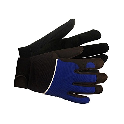 Rental store for mechanics work gloves medium blue in Central Valley