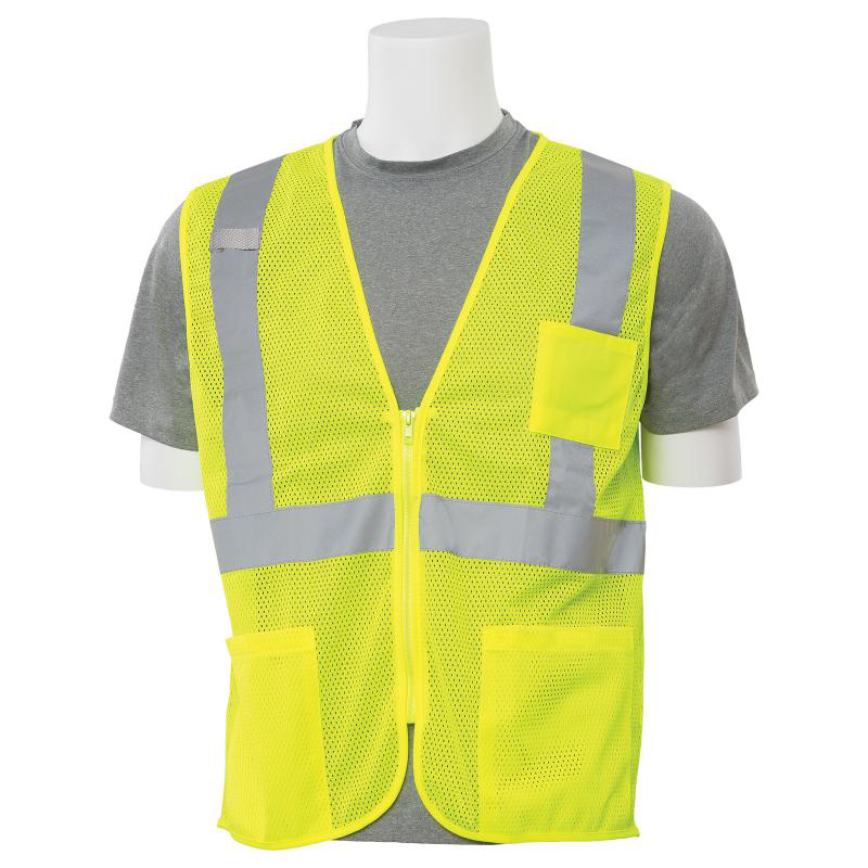 Rental store for safety vest mesh lime green large in Central Valley