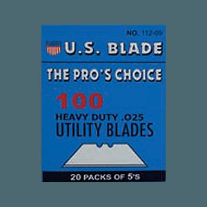 Rental store for utility blades 025 100 pkg in Central Valley